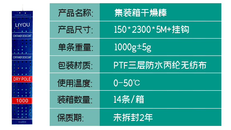 海運集裝箱干燥劑